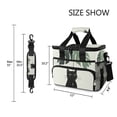 thumbnail image 3 of FORMRS Insulated Cooler Bag 24 Cans Capacity Soft Leakproof Lunch Box with Side Pockets, Black Cat Umbrella, 3 of 7