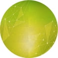 thumbnail image 1 of Ahgly Company Tapis Rond Lavable en Machine Intérieur Transitionnel Vert Pistache, 4 Pieds Rond, 1 of 7