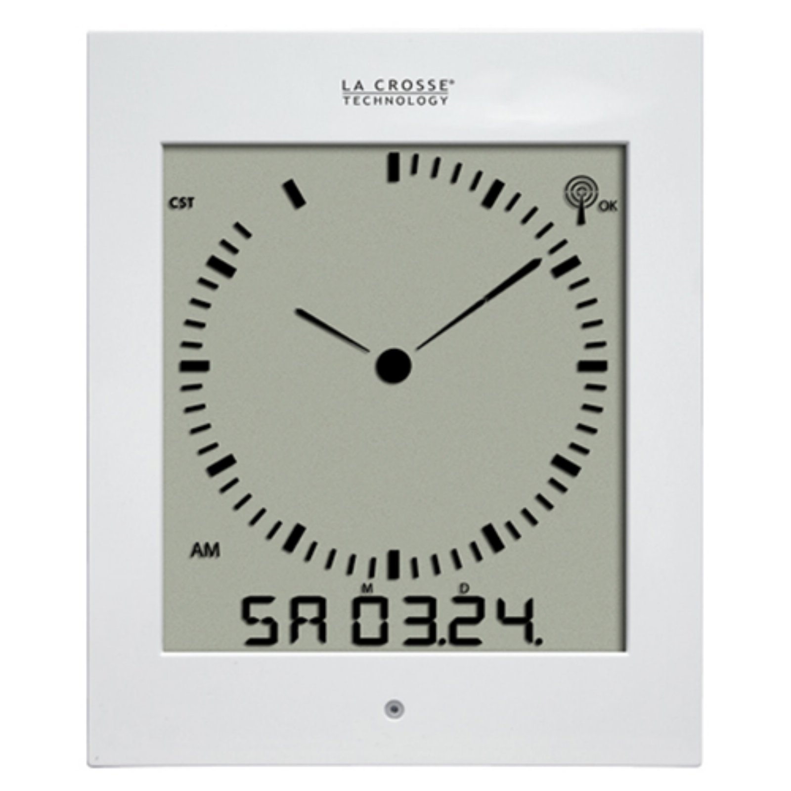 La Crosse Technology Analog Style Digital Atomic Clock Walmart