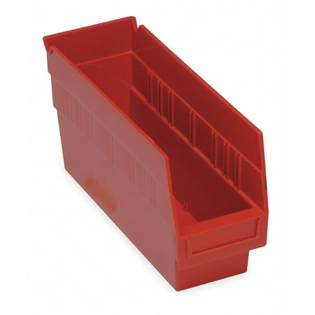 Quantum Red Storage Cabinet - Quantum Storage Systems Shelf Bin, Red, 6