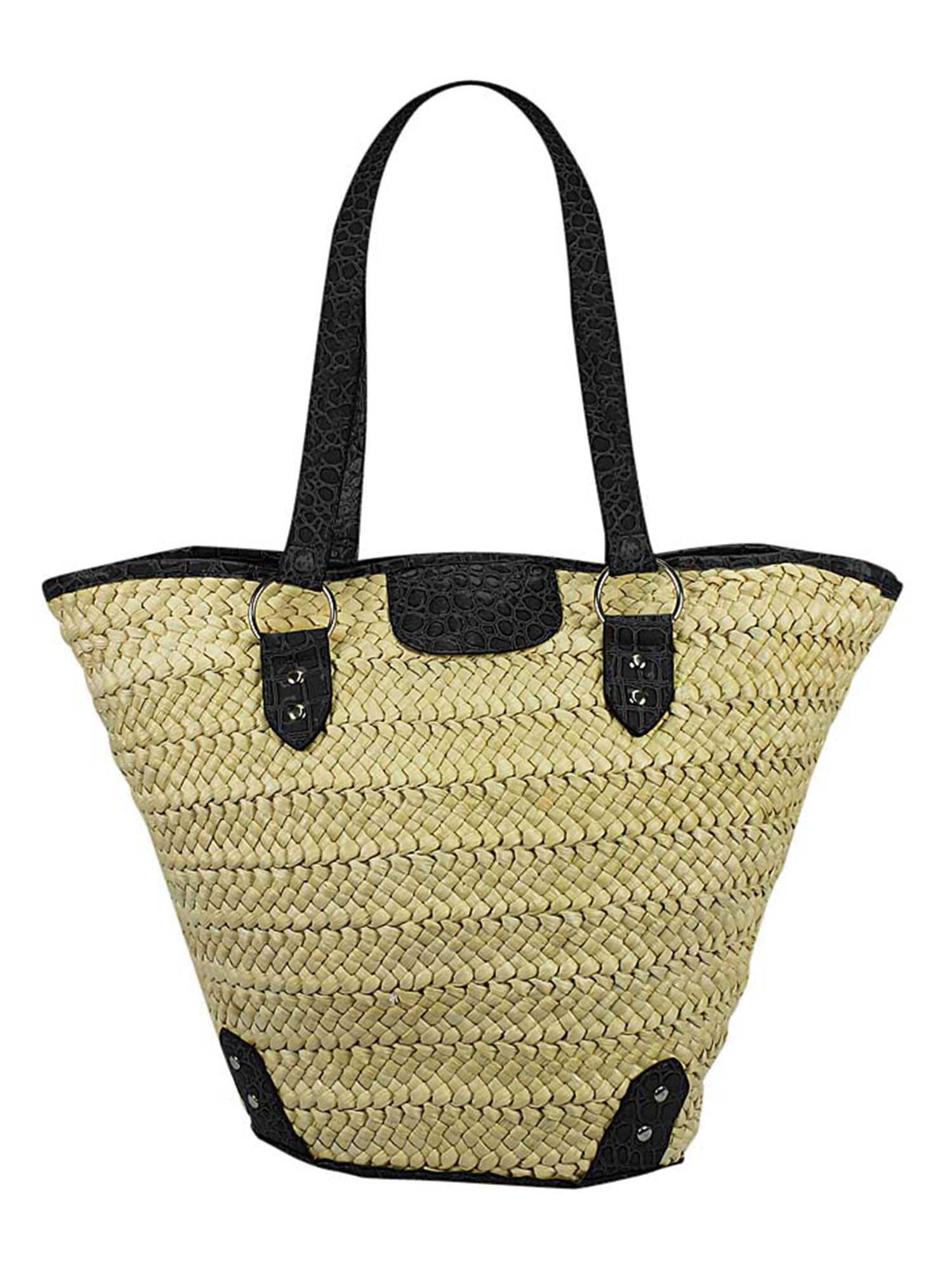 braided beach bag
