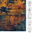 thumbnail image 6 of Manhattan MAN-41 Orange Modern Rug 7' 9" X 11', 6 of 6