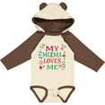 thumbnail image 3 of Inktastic My Meema Loves Me Girls Girls Long Sleeve Baby Bodysuit, 3 of 5