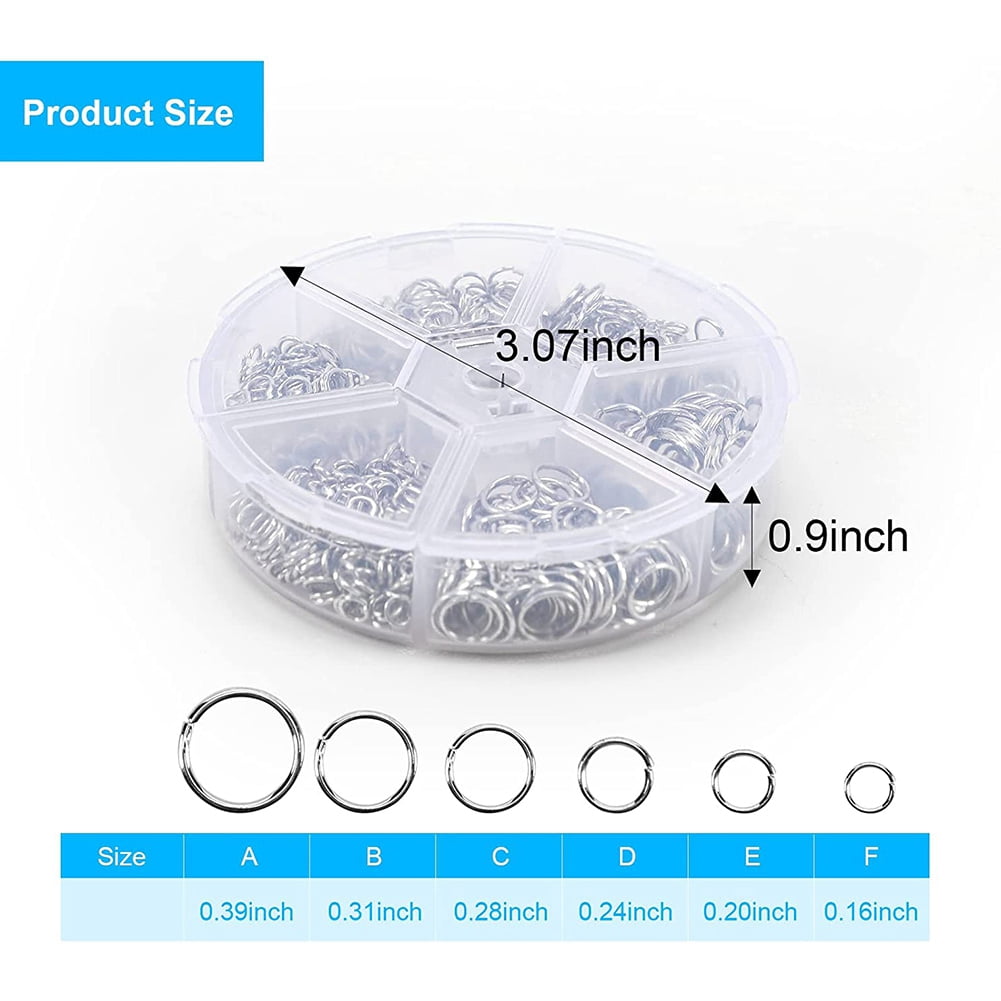 Silver And Gold Jump Rings Silver & Gold Jump Rings Set - 2 Boxes Of ...