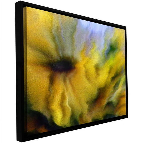 Dean Uhlinger "Faux Floral 2" Floater-Framed Gallery-Wrapped Canvas