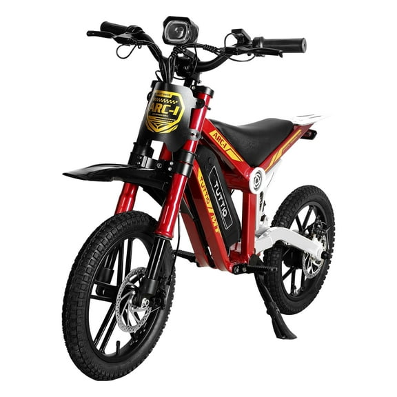 TUTTIO ARC-1 750W Mini Electric Dirt Bike(silver), 5-Speed Modes Electric Motorcycle, 22MPH, 16" Tires, 36V Battery, 25 Miles Range