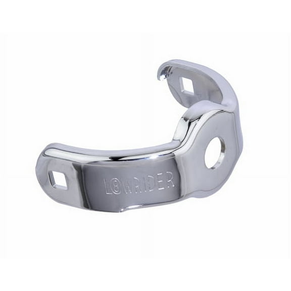 Alta Bicycle Spring Fork Twisted Standard Crown Steel Bicycle Chrome .