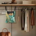 thumbnail image 4 of ZIATUBLE Green Marble Stripes Clothespin Bag with Strap Easy to Use Clothespin Holder Bag Outdoor 2 Pcs Stretch Hanging Pantry Organizer for Storage Bags for Home Outdoor Supply, 4 of 7