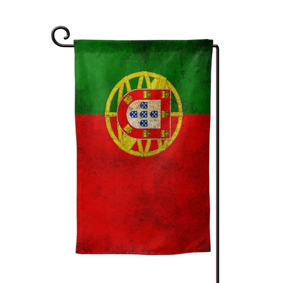 Portugal Flag Art Flags Garden Flag Double Sided Small Flag Yard Home Decorative Flags Banner 12.5 x 18 Inch Square
