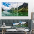thumbnail image 1 of Green Lake Sognefjord Norway - Landscape Canvas Art Print, 1 of 3