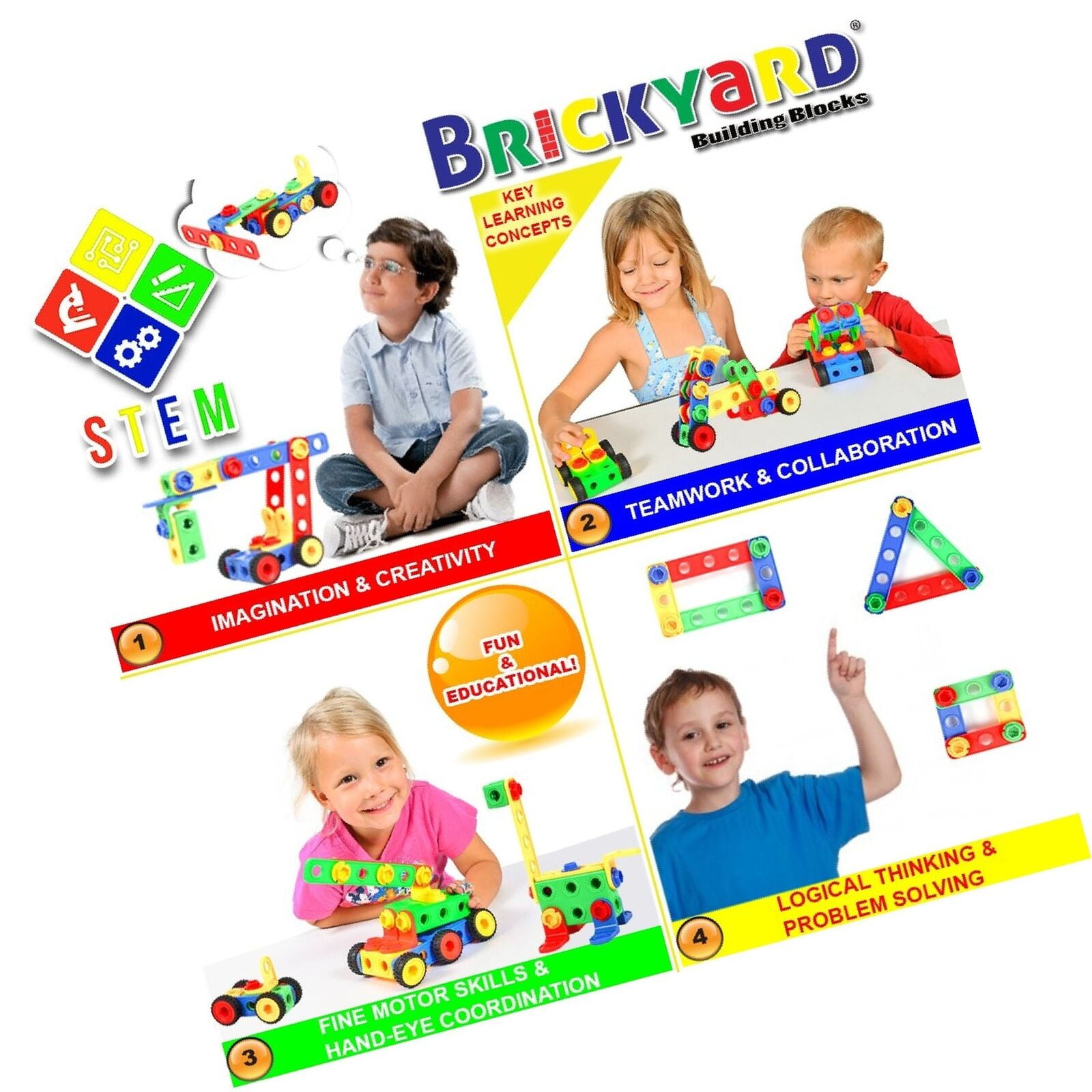 101 piece stem toys kit