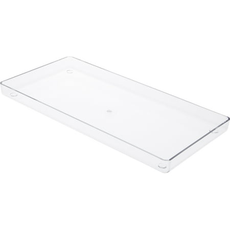 

Pioneer Plastics TRAY-14R Clear Candy Plastic Tray 14.125 W x 6.875 D x 1 H Pack of 6