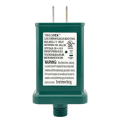 Goodsby Class 2 LED Transformer for Christmas X-Mas Tree Lights, Holiday Lighting, LED String Light 29V 0.621A Power Supply 18W Raintight US Plug Power Adapter UL-Listed TS-18WL29V (Left Positive)