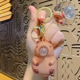 thumbnail image 1 of Creative Capibala Capybara Series Keychain Cartoon Cute Doll Couple Car Bag Key Chain Pendant Charming Capibala Keyring Gift, 1 of 4