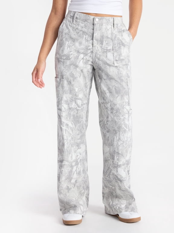 Women's Wide Leg Cargo Pants, 31.5" Inseam, Sizes XXS-4X