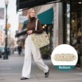 thumbnail image 7 of FORMRS Tote Bag for Women Quilted Large Capacity Travel Work Carry On Shoulder Handbag, Birds Tea Time, 7 of 7