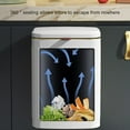 thumbnail image 2 of Stainless Steel Trash Can Durable And Stylish Kitchen Essential, 2 of 4