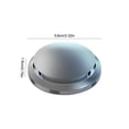 thumbnail image 4 of Désodorisant Portable de Poche Arôme Intérieur Diffuseur d'Arômes Ornement Rechargeable Réutilisable Alliage d'Aluminium Conduite Automobile Parfum Aléatoire Argent, 4 of 9