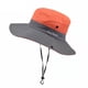 thumbnail image 1 of Sombrero para el sol con cola de caballo para mujer, protección UV, malla plegable, sombrero de pesca para playa de ala ancha, 1 of 5