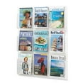 thumbnail image 1 of Safco Products Company SAF5603CL Magazine Display Rack- 9 Pockets- 30in.x2in.x36-.88in.- Clear, 1 of 1