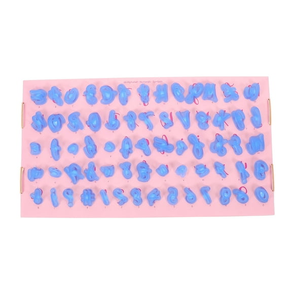 66Pcs Household Cookie Press Decorative Press Stamps Wear-resistant Cookie Press Molds