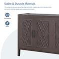 thumbnail image 2 of Aukfa Wood Sideboard Storage Cabinet with 4 Door for Entryway Living Room Hallway,Coffee, 2 of 7