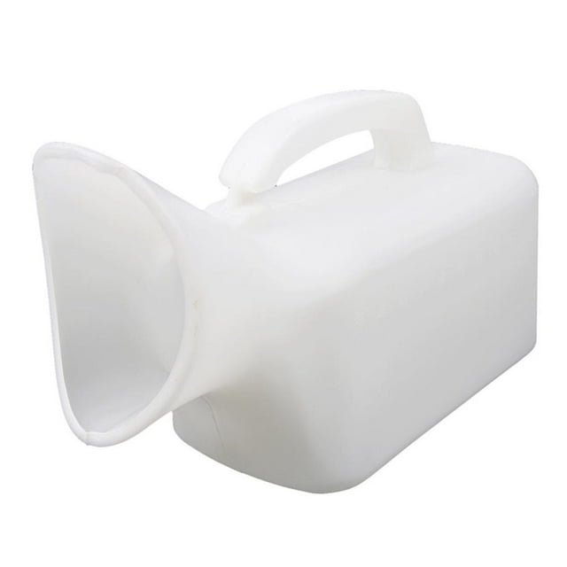 Urinoir Portable à Main, Bouteille d'Urine pour Femme et Homme, Blanc