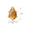 thumbnail image 6 of SuperJeweler 2 Carat Pear Shape Citrine Stud Earrings In 14K Yellow Gold Over Sterling Silver For Women, 6 of 6