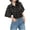 W-162 Black, variant on Pink Vneck Chiffon Shirts for Women Summer Fall 3/4 Length Sleeve Brunch Peplum Polka Dot Top T Shirt Blouse Women 2026 Clothes Fashion Country Concert Y2K XXL