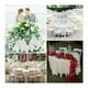 thumbnail image 3 of Juego de 10 manteles redondos, manteles desechables blancos de 84 pulgadas, manteles redondos de plástico impermeable PEVA para bodas, fiestas, cenas navideñas, buffet de picnic, manteles blancos, 3 of 5