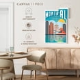 thumbnail image 5 of Elephant Stock Montreal Tourism Vintage Poster Wall Art - Vertical Canvas Wall Art - Living Room Wall Decor - Places Canvas - Beige And Teal Decor - 8" x 12", 5 of 8
