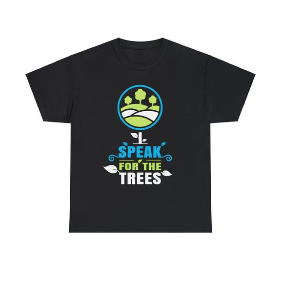 I Speak For The Trees Shirt Gift Environmental Earth Day Big and Tall Shirts for Men Plus Size