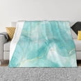 thumbnail image 1 of Balery Blue Marble Manta de Franela con Dibujo, Lujo Ultra Suave y Cálido, Antipelusa y Resistente a las Arrugas para Cama, Sofá, Camping -50"x40", 1 of 6