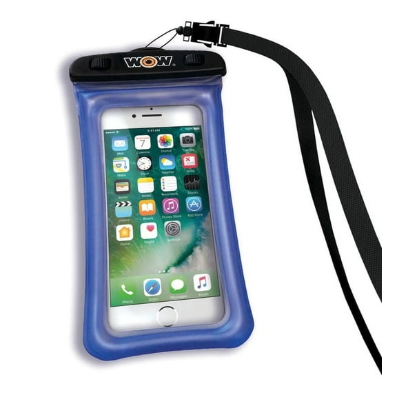 H2O PROOF PHONE HLDR 4"X8" BLUE