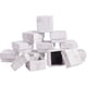 thumbnail image 1 of Paquete de 24 cajas pequeñas cuadradas de cartón kraft para anillos y pendientes, de 1,96 x 1,96 x 1,18 pulgadas, color blanco mármol, ideales para regalo de joyería., 1 of 9