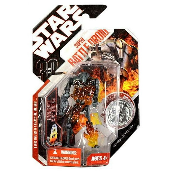 Star Wars Saga Legends Action Figure, Super Battledroid with Collector Coin