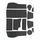 thumbnail image 2 of Riwesomey 12 piezas de PVC para reposabrazos de coche, alfombrilla con ranura para puerta, posavasos antideslizante, alfombrilla con ranura para puerta, Automoción decorativa y accesorios, 2 of 6