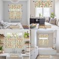 thumbnail image 6 of Spring Floral Kitchen Curtains Sets for Windows 36 Inch Length, Country Summer Botanical Rod Pocket Window Treatments Tier Curtains and Valances Set for Bedroom/Bathroom, 6 of 8