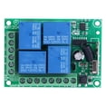 thumbnail image 2 of Ccdes DC12V 4-CH 433MHZ Wireless Garage Doors Control Switch Receiver Board with Remote Controller   , Wireless Remote Switches, Wireless Relay Switch, 2 of 8