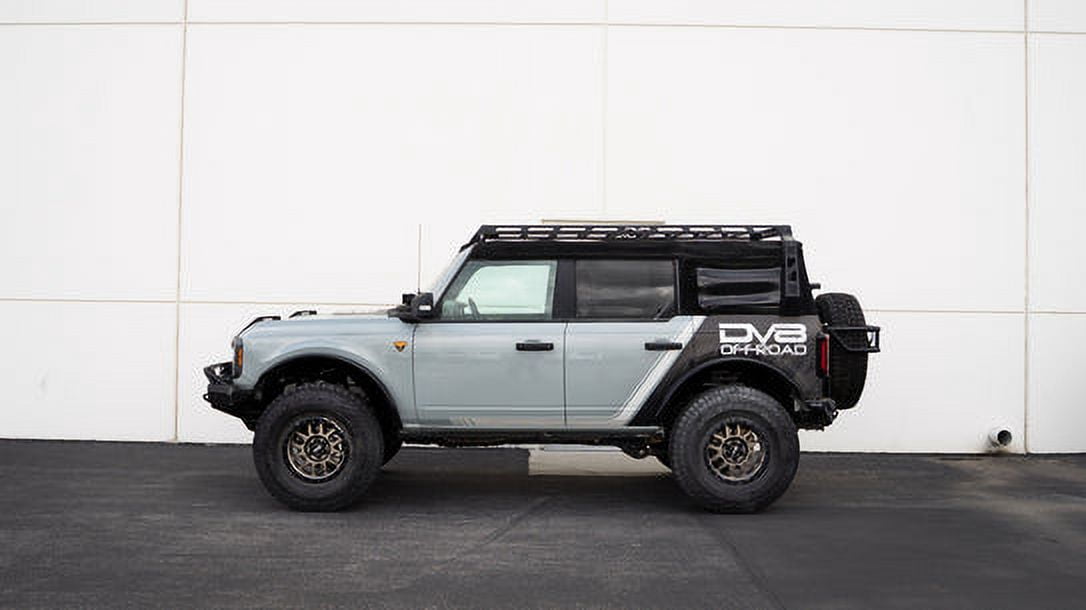 Pinch Weld Covers for 2021-2024 Ford Bronco 4-Door | Covers Up Unsightly Pinch Weld | Bolt-On Installation | Micro-Texture Black Powder Coat | DV8 Offroad