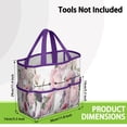 thumbnail image 3 of Garden Tool Bag,Pioneer Flower Floral Print Pattern Garden Tool Organizer,Garden Gifts,Waterproof Multi-Pocket Garden Tool Storage 11.8x5.5x11.4 Inch(Tools NOT Included), 3 of 6