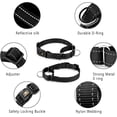 thumbnail image 3 of Reflective Martingale Collar with Quick Snap Buckle,No Pull Dog Choker for Small Medium Lar Dogs,M,, 3 of 3
