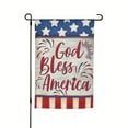 thumbnail image 2 of July 4th Garden Flags for Outside,Independence Day Patriotic Garden Flag,Double Side Usa Flag 4th of July Yard Outdoor Decoration,Stars Yard Flag,Summer Seasonal Farmhouse Outdoor Outside Decoration, 2 of 8