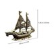 thumbnail image 1 of Dragon Boat Model Sailing Boat Decor Living Room Office Brass Golden Symbolizes Good Fortune 1Pack, 1 of 4