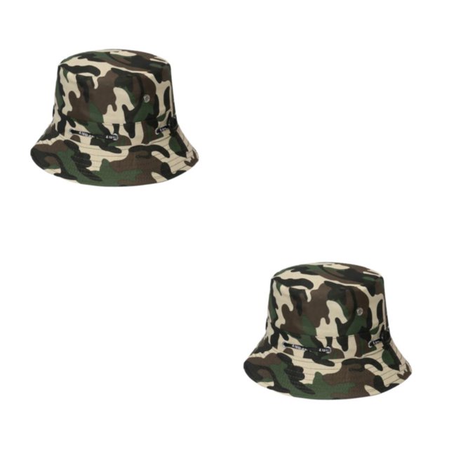 VONKY Comfortable And Breathable Fisherman Hat For Sun Protection Sunscreen Fisherman Cap Hat Summer disruptive pattern6 58cm 2Set