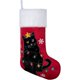 thumbnail image 1 of wonima02 New 20 in Large Black Cat Embroidery Christmas Stockings 3D Rabbit Hair Stockings for Cats Fireplace Christmas Decoration 1 Pack, 1 of 1