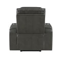 thumbnail image 3 of ACME Taddeo Power Motion Recliner in Dark Gray Synthetic Leather, 3 of 8