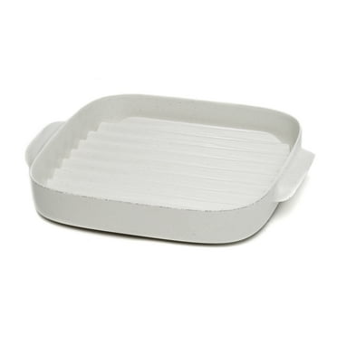 Ecolution Microwave Bacon Cooker Crisper Tray, 8.5”, White