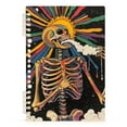 thumbnail image 7 of FORMRS 1-Subject Spiral Notebook 8" x 5" College Ruled 60 Refillable Sheet, 2 Pack, Colorful Skeleton Sun, 7 of 7