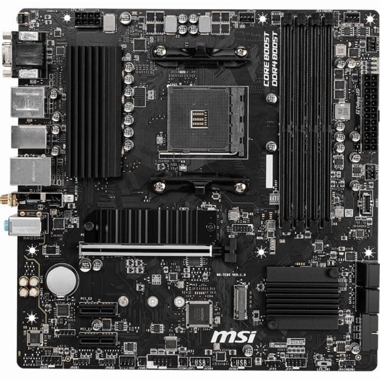 MSI PRO B550M PRO-VDH WIFI AMD Motherboard, AM4, USB 3.0, Micro